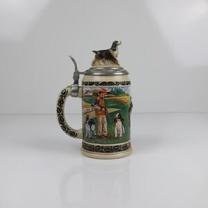 Vintage Budweiser Hunter's Companion Beer Stein "Springer Spaniel" 5th in Series